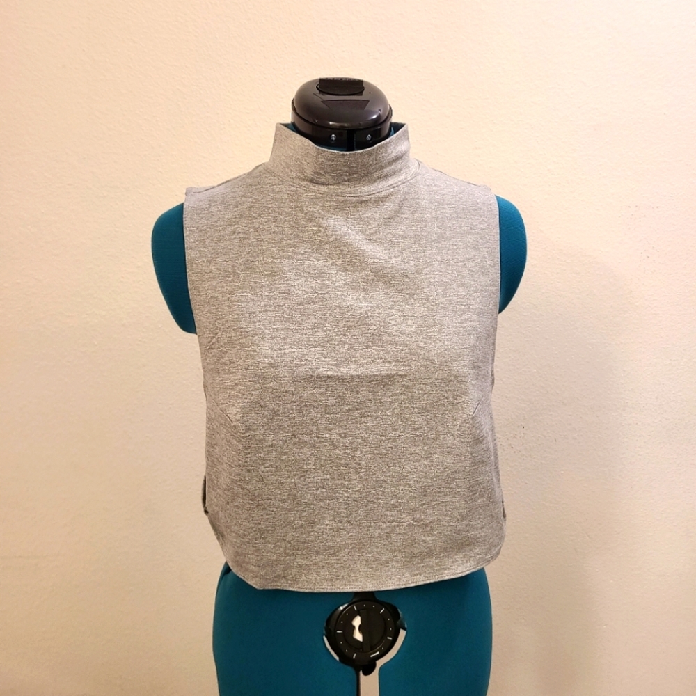 NWT Free People Bright Lights Heather Gray Crop Tank, Medium